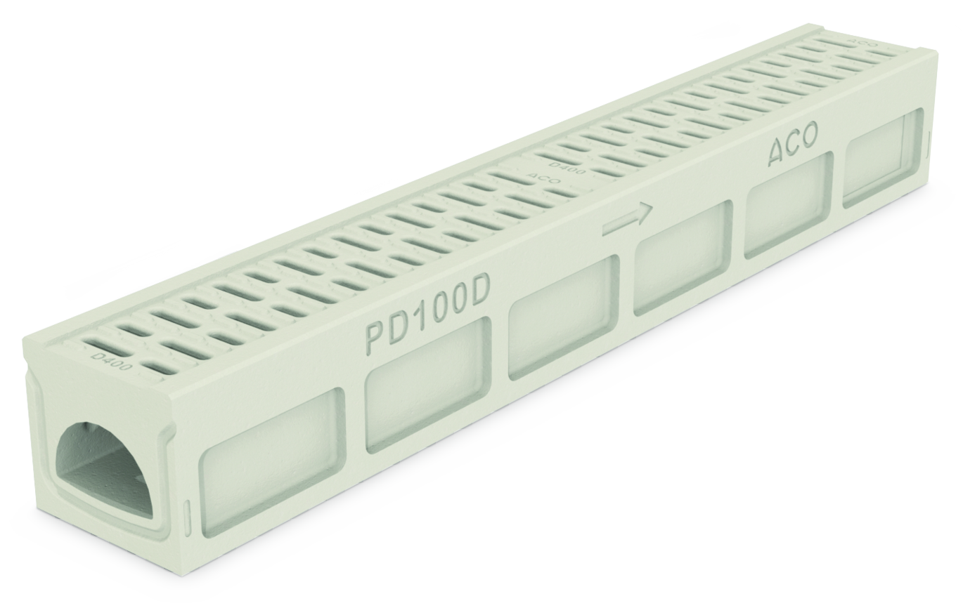 MonoDrain Shallow Channels Grey