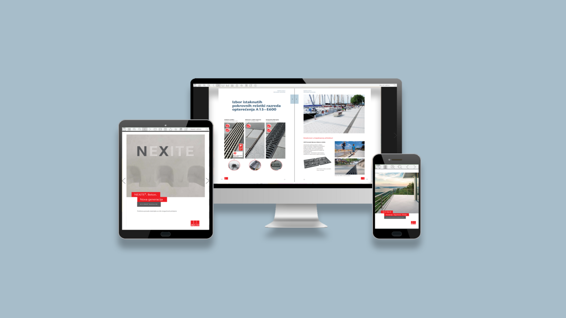 Odabirom digitalnog ACO kataloga ili brošure, slobodni ste prelistati, ispisati ili pohraniti ih na svoj uređaj.